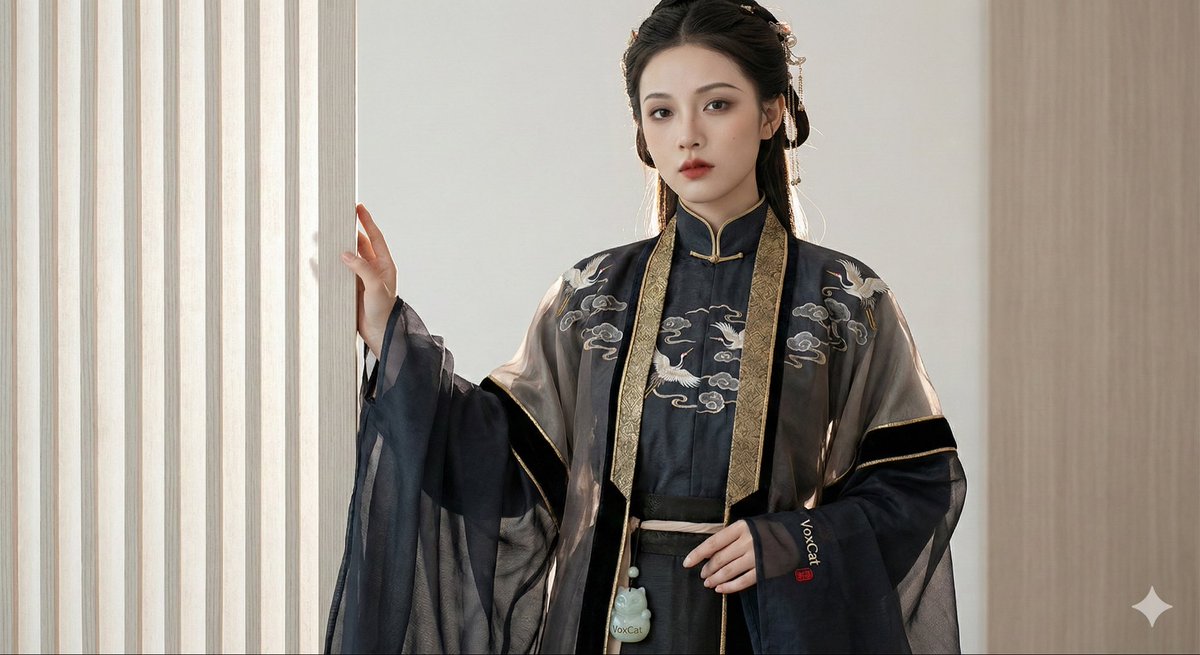 Cool Luxury Hanfu Closeup