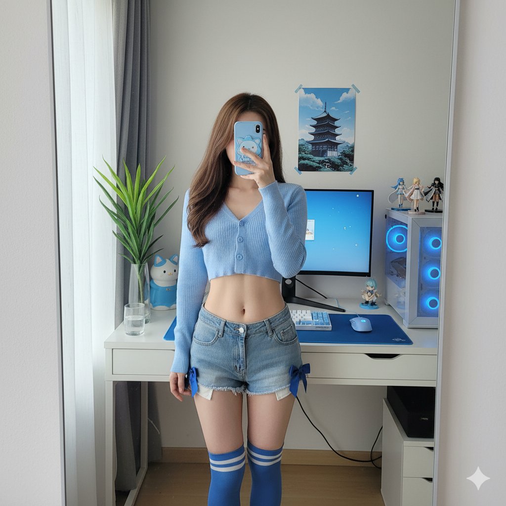 Mirror Selfie of Girl