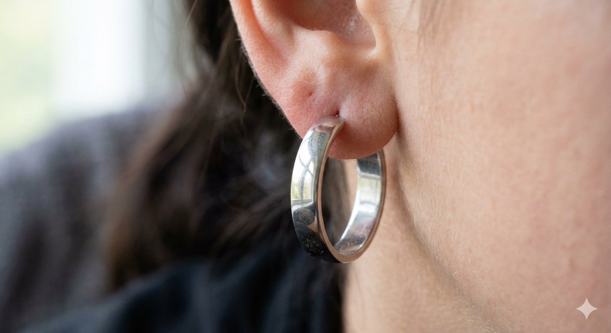 Realistic Macro Earring Texture