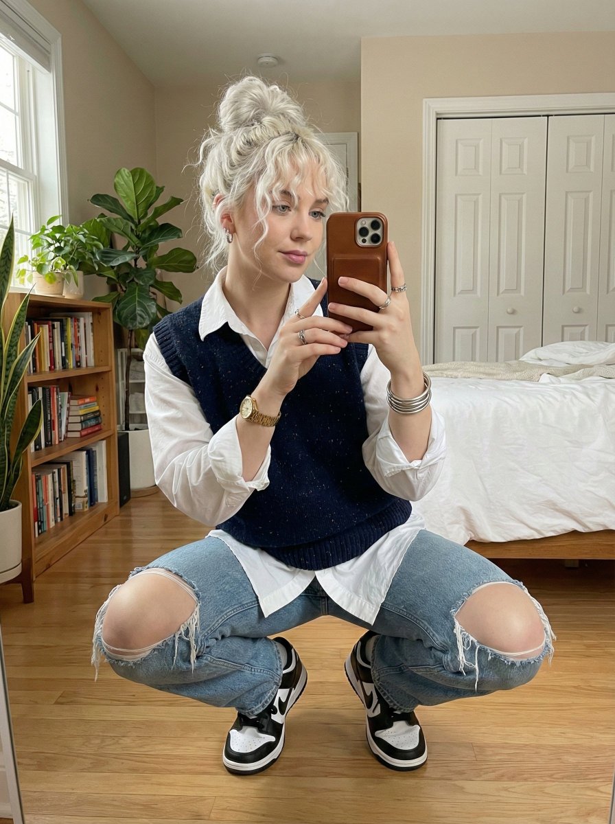 Mirror Selfie Sudden Flood