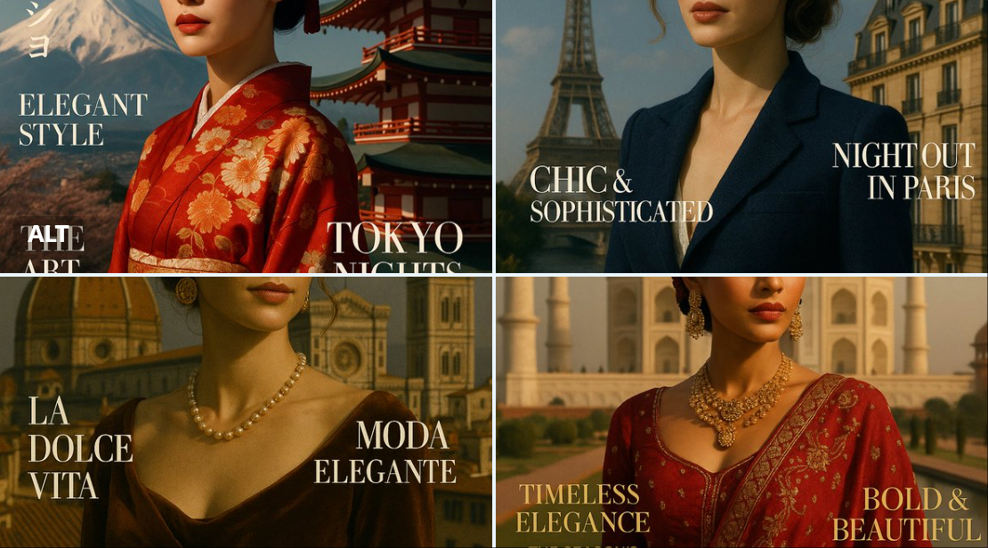 Luxurious Fashion Magazine Cover Designed in the Style of COUNTRY Blending