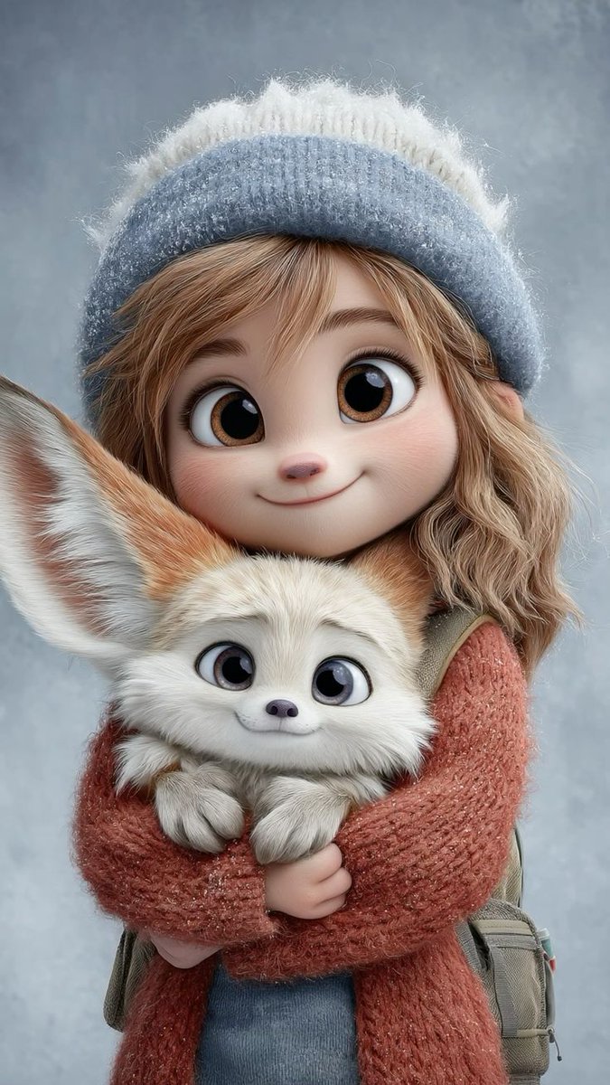 Autumn Fairytale Girl Fox