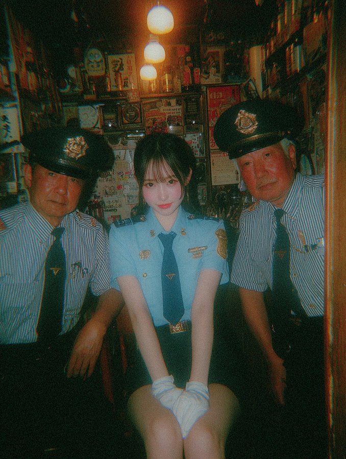 Young Beautiful Japanese Woman with Porcelain Skin Soft Makeup and Bright
