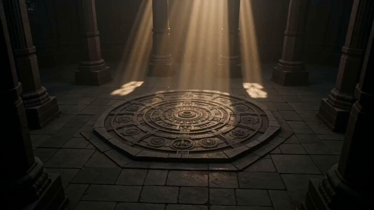 Ancient Temple Mandala Light Epic