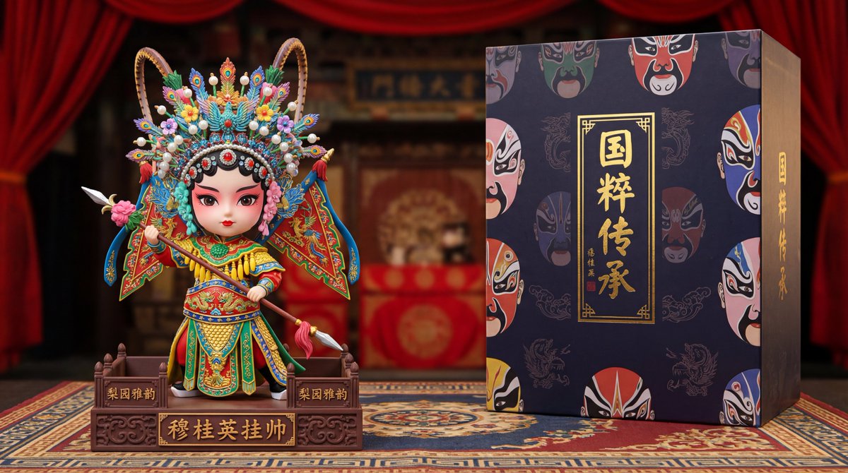 Custom Chinese Opera Figure - Mu Guiying Takes Command