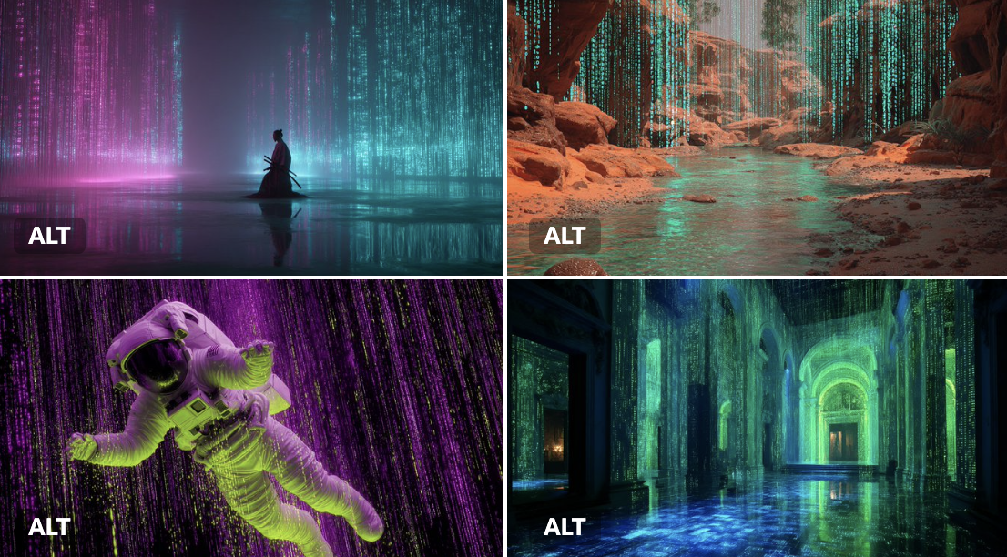 SUBJECT Reinterpreted Through Cyber Matrix Dreamscapes Where Cascading Streams of Digital