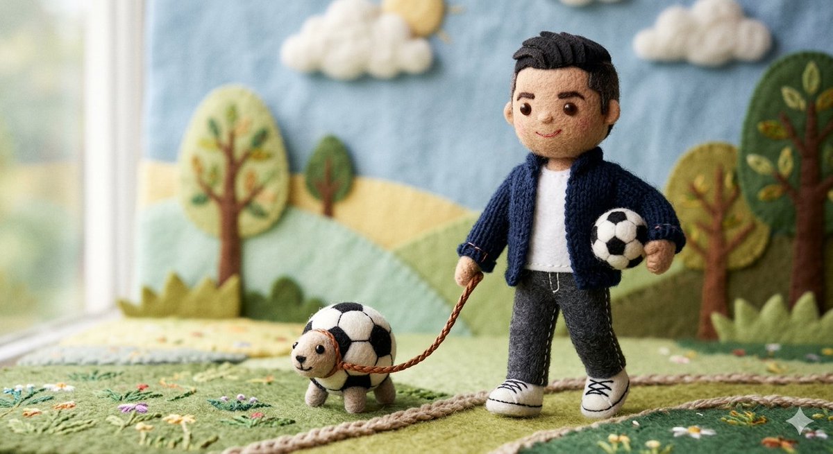 Handmade Felt Stop Motion Celebrity Pet