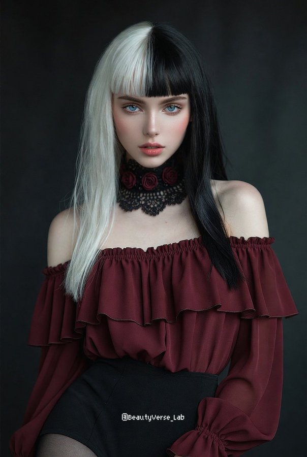 Two Tone Fashion Portrait