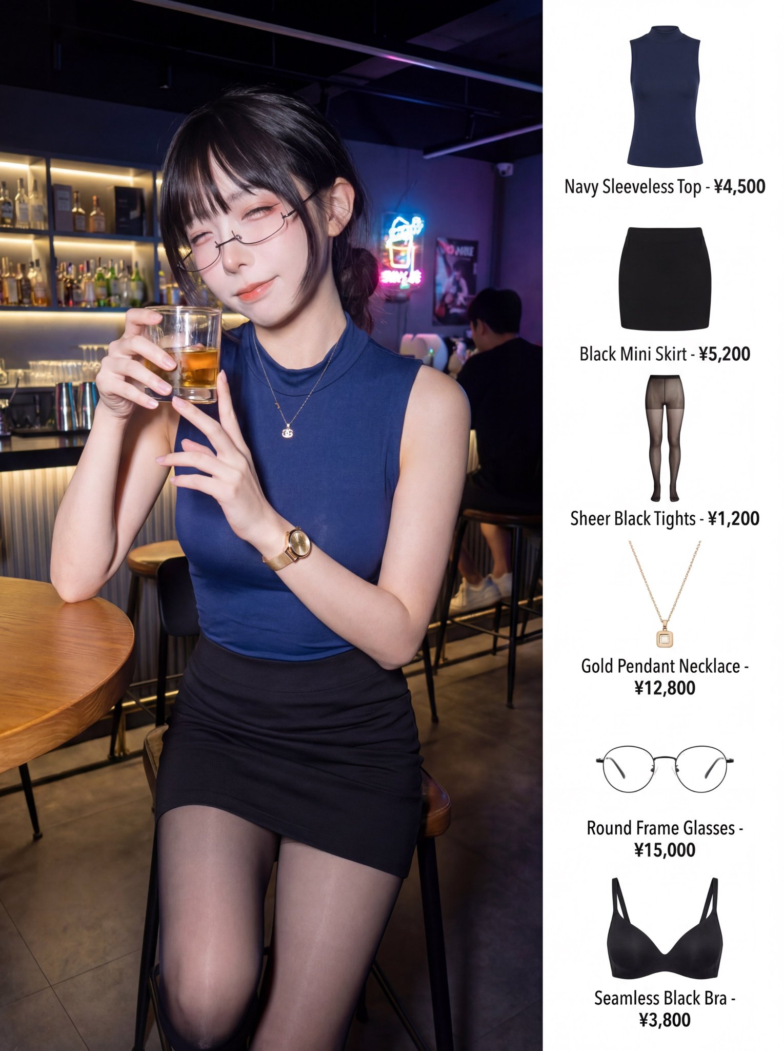 Professional OOTD Fashion Collage in Magazine Editor Style