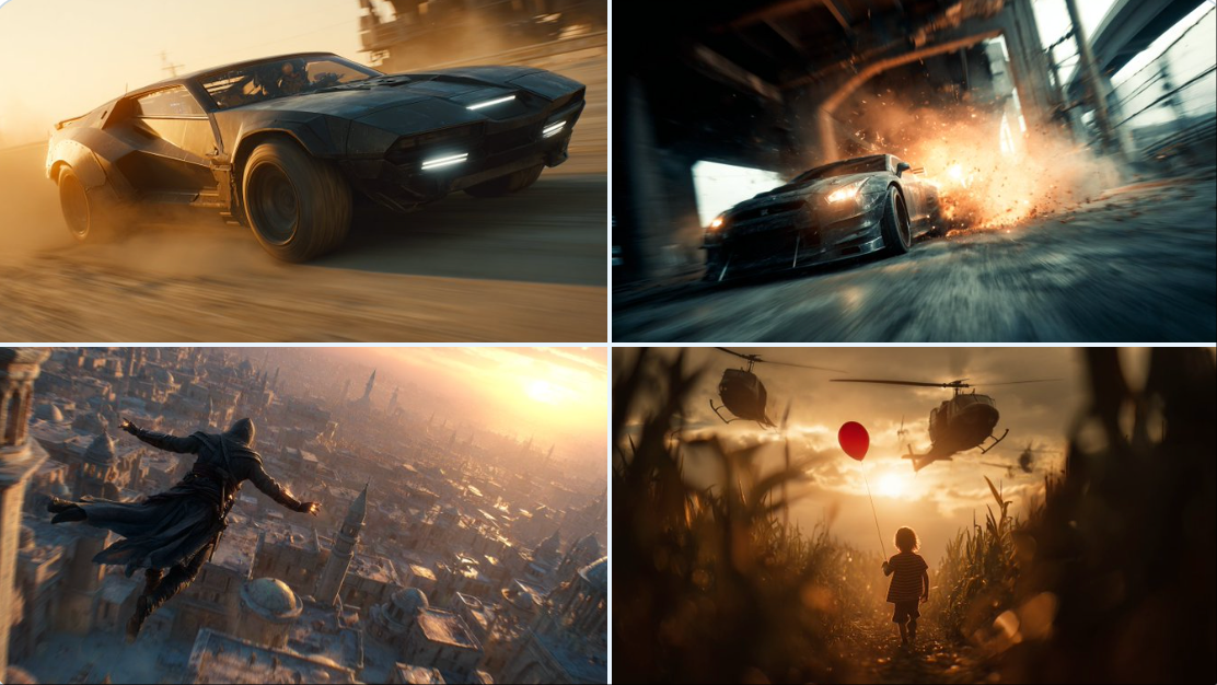 Cinematic Still a Description of the Character or Action Scene