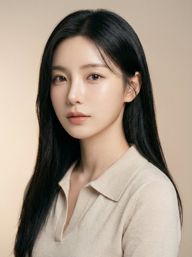 Character Transformed into a Korean-Style Professional Portrait