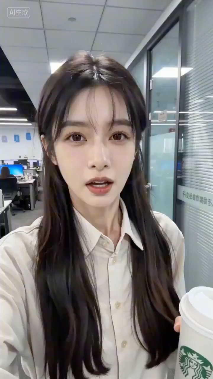 Office Girl Selfie Ai Rant