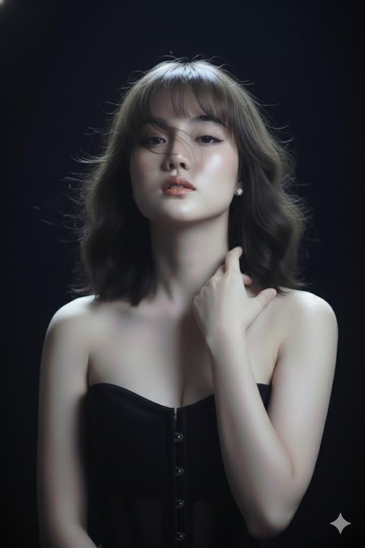 C Drama Aesthetic Melancholic Portrait of a girl