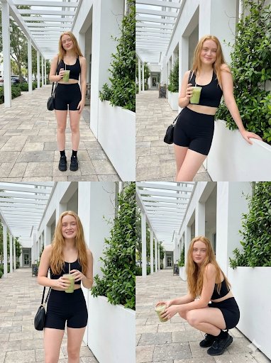 Summer Cafe Black Sporty Fashion