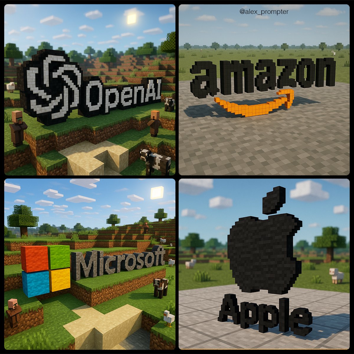 Recreate the BRAND NAME Logo Following the JSON Aesthetic Below Style