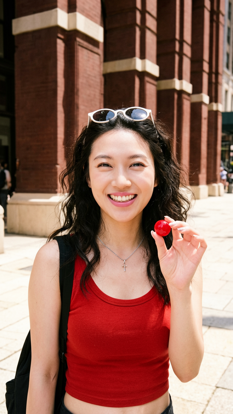 Outdoor Half-Body Portrait Photography