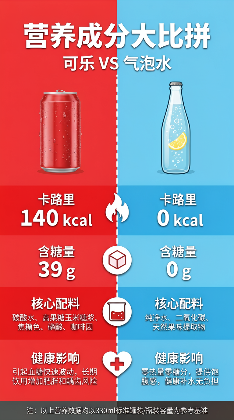Nutrition Comparison Infographic