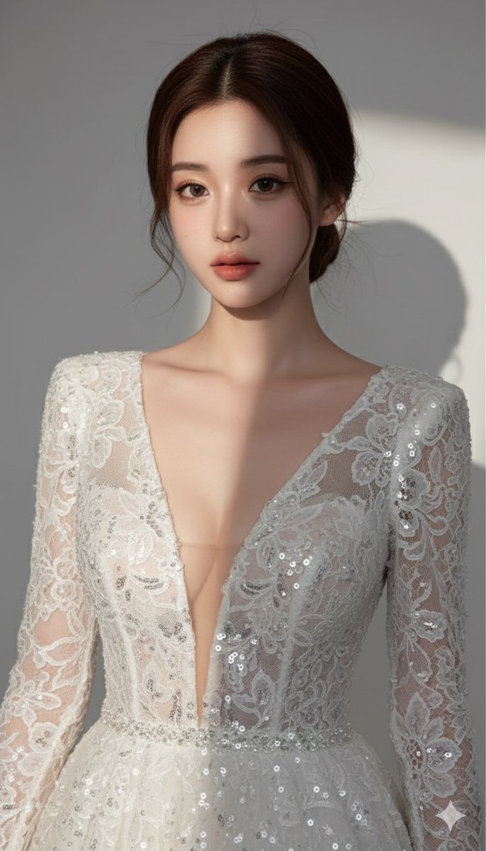 Ultra-detailed Photorealistic Portrait of a Beautiful Woman High Fashion Editorial Deep