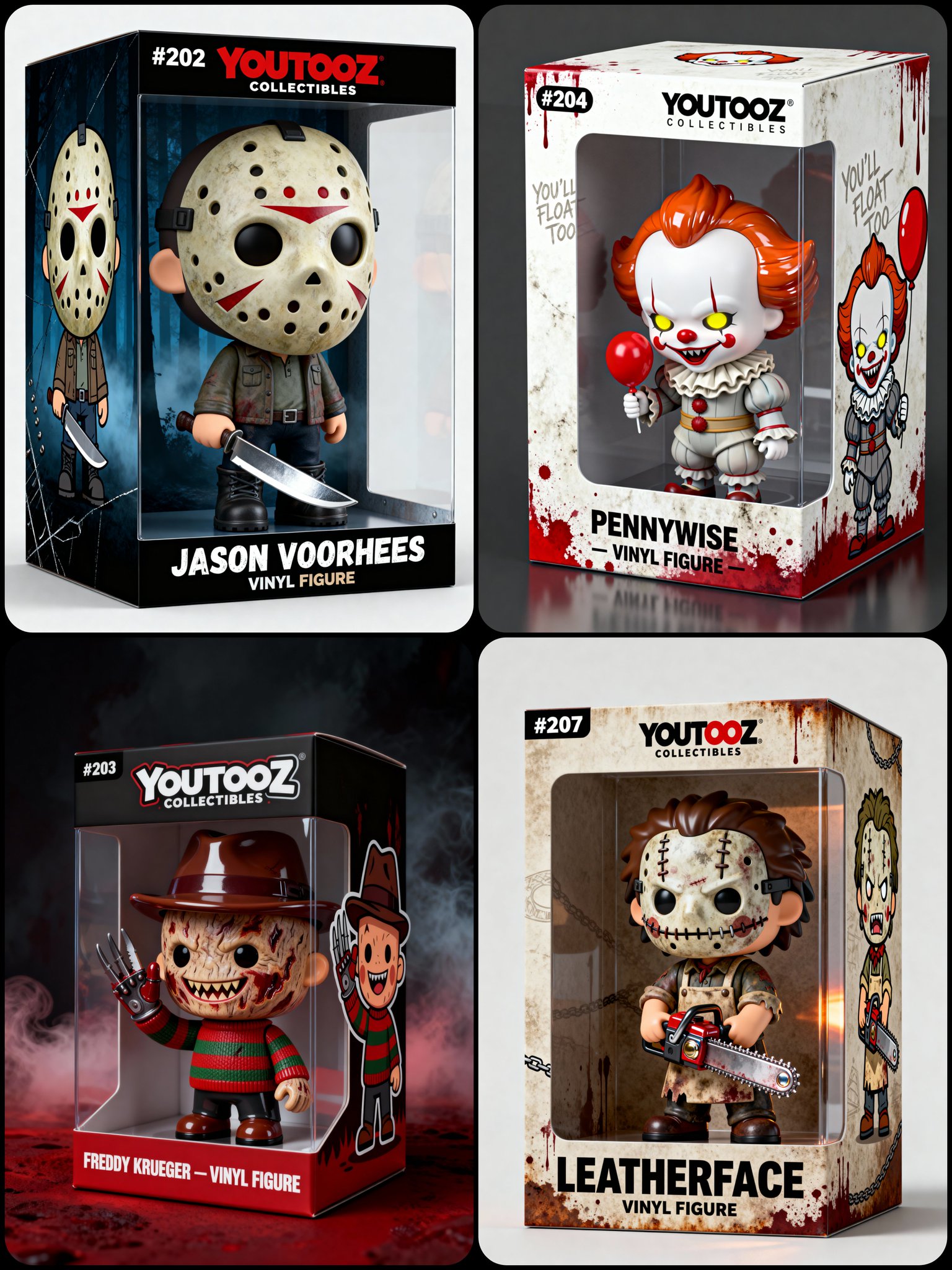3D Chibi-style Vinyl Collectible Figure of CHARACTER NAME Big Head Small
