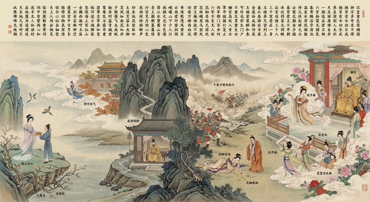 Painting from a Long Classical Poem