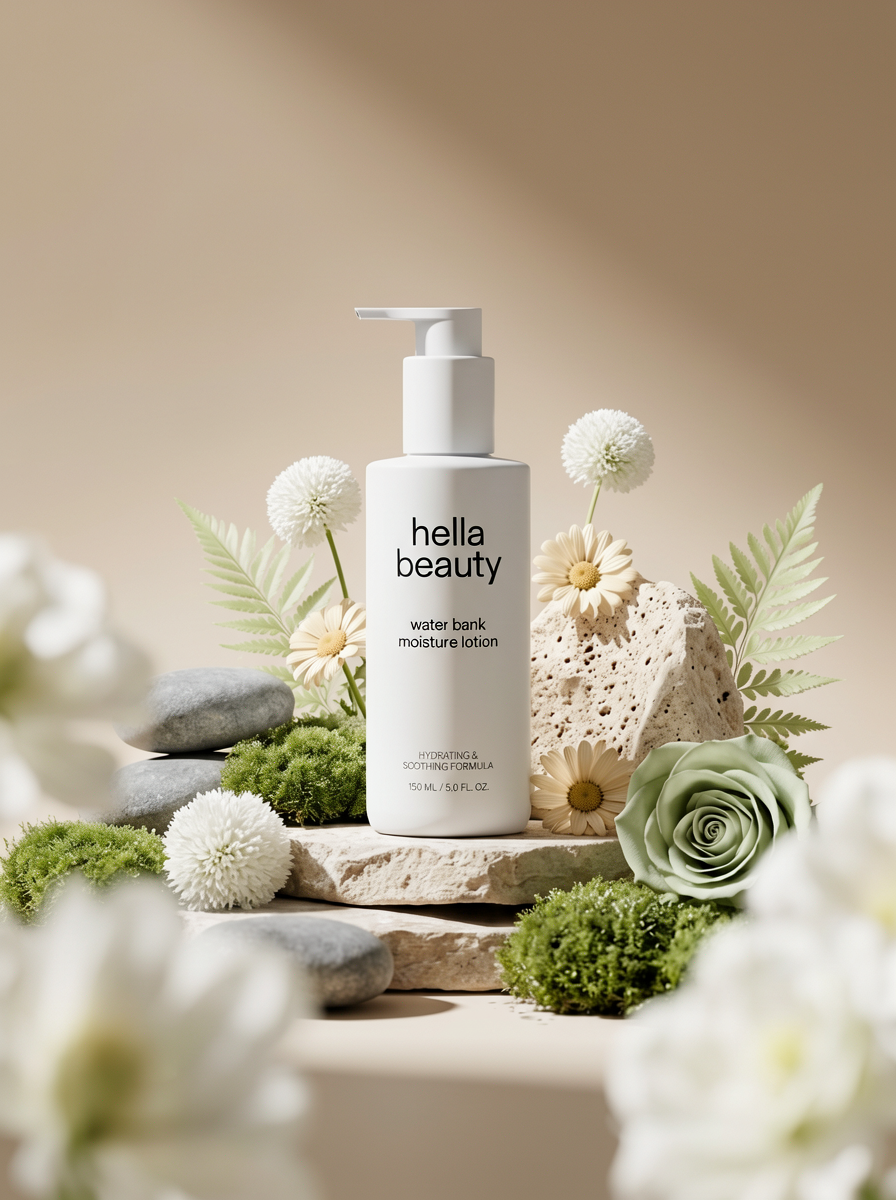 Natural Skincare Commercial Photography