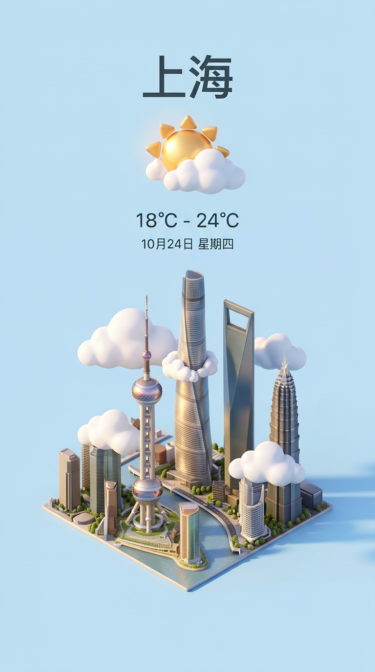 Dynamic City Weather Card