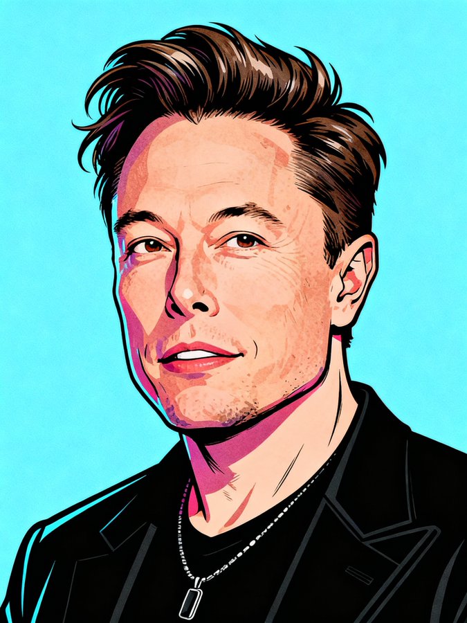 Vibrant Stylized Pop Art Portrait of a Subject