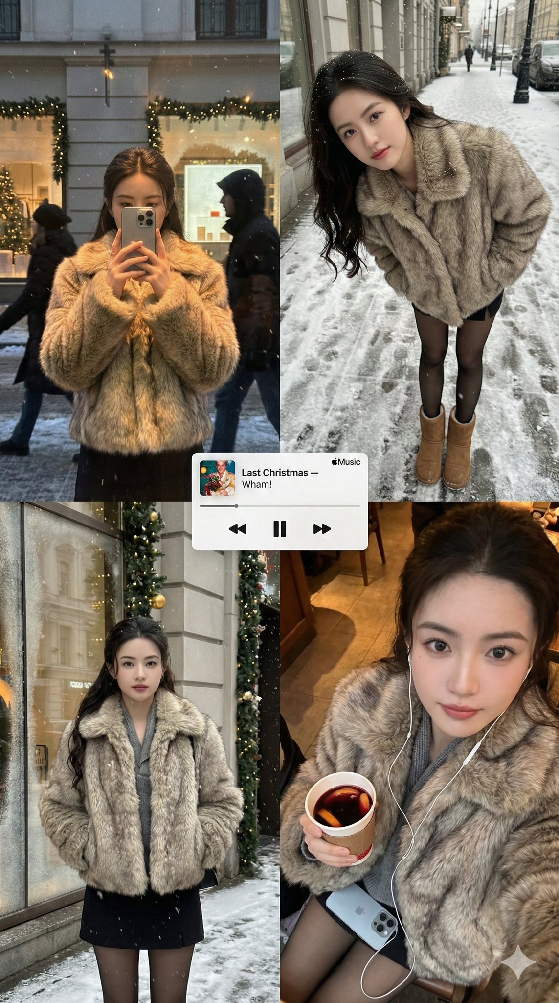 Elf in a Snow Scene