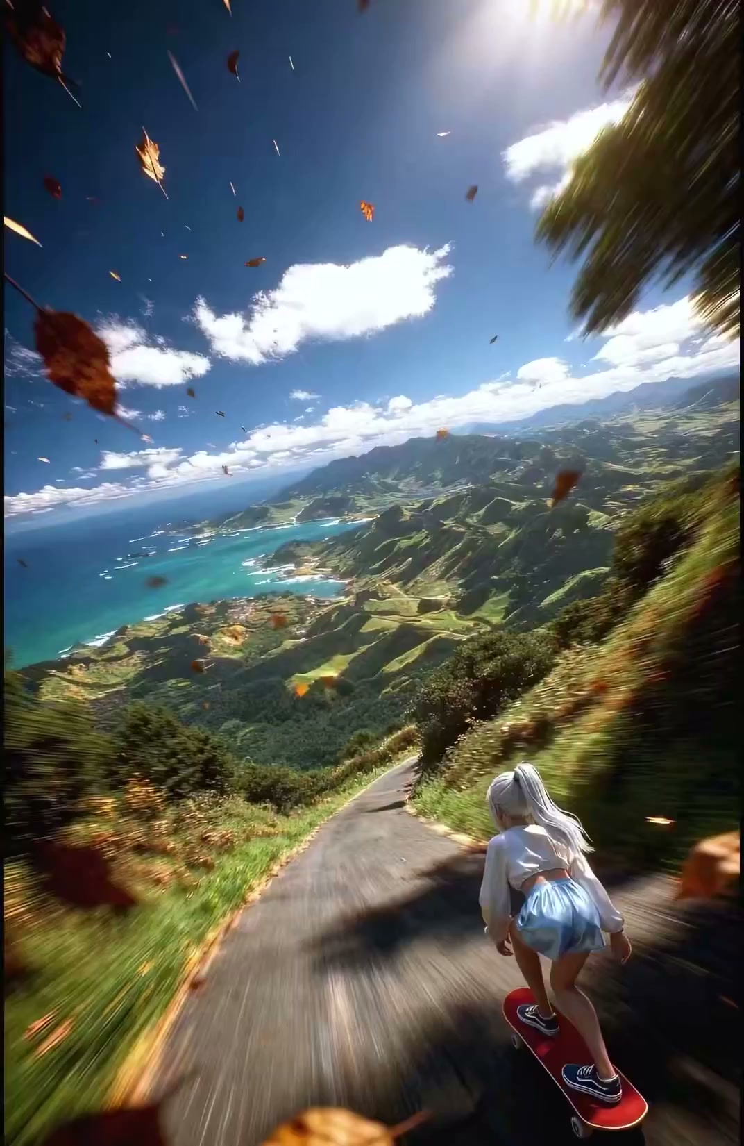 Ice Fire Instant Change Skate Girl