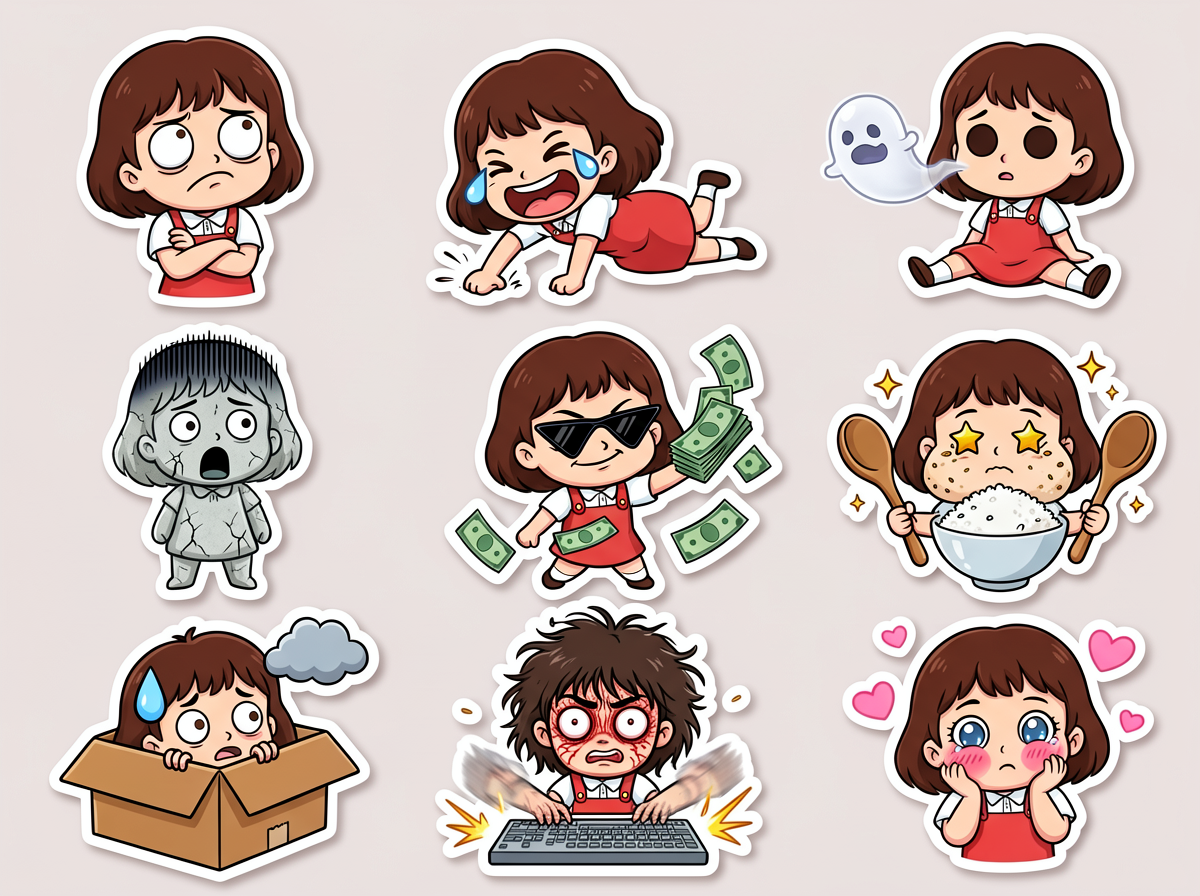 Chibi Character Emoji Pack