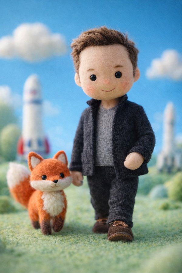 Felt Celebrity Miniature Adventure