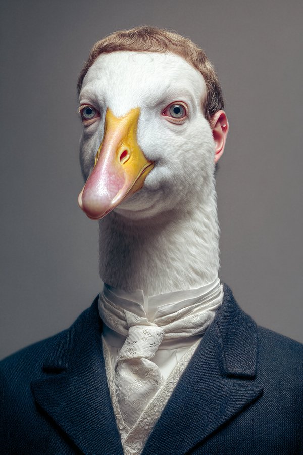Person as an Animal Highly Detailed Portrait