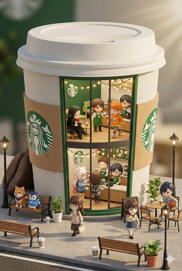 Chibi Starbucks Mini Concept Store