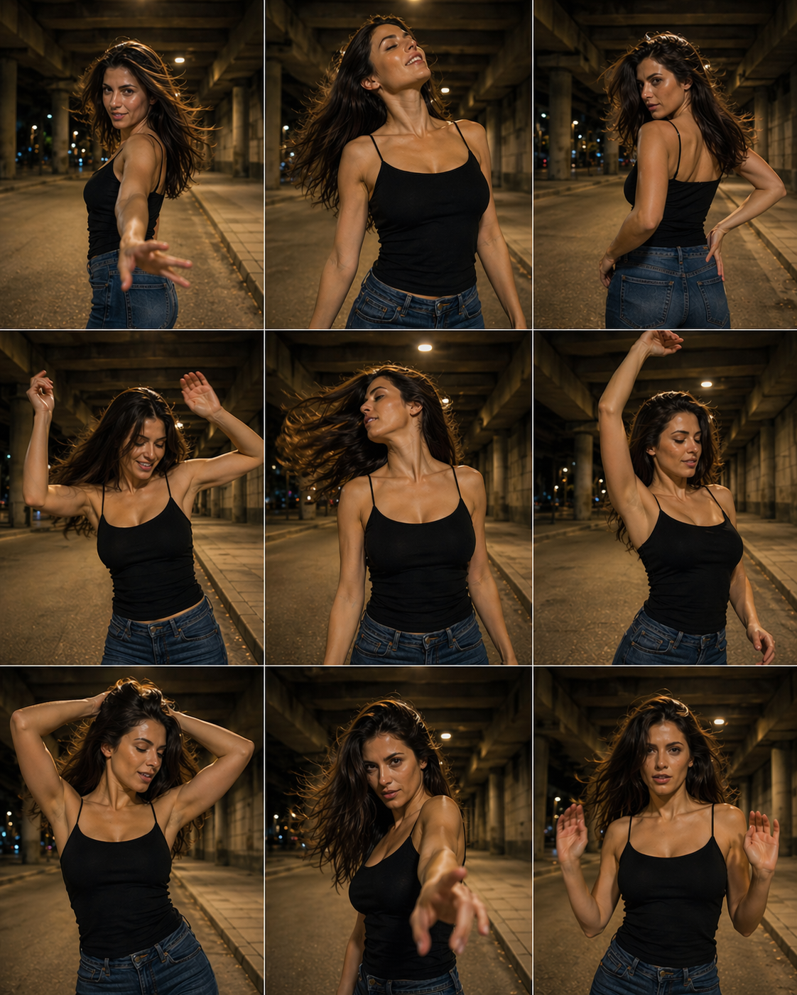 9 Panel Dancing Underpass