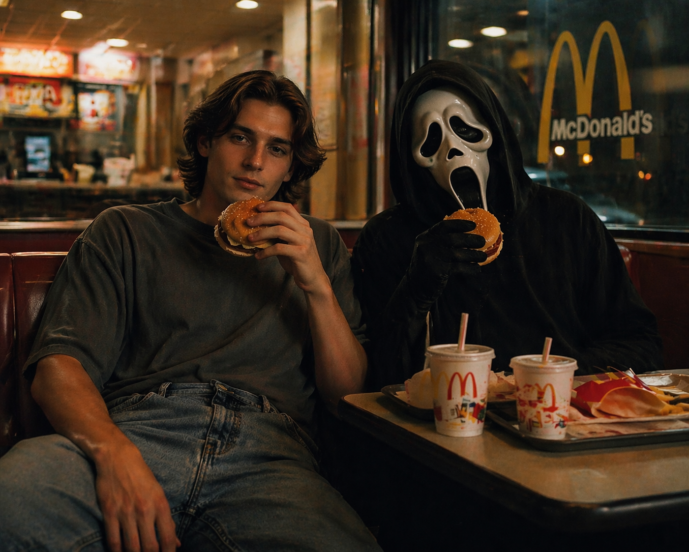 90s Ghostface Mcdonalds Moment