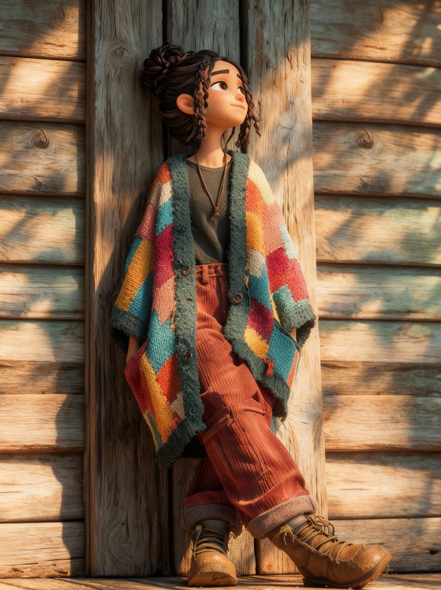 Healing Pixar Girl Autumn