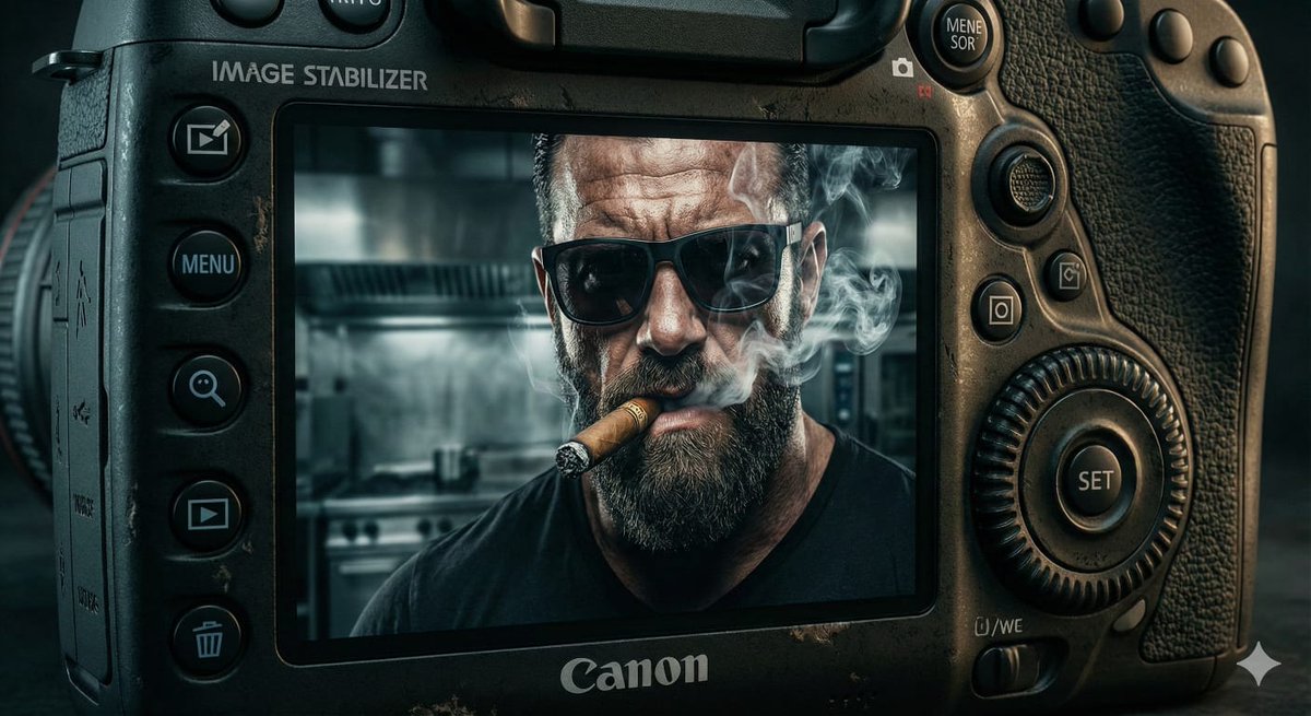 Digital Screen Cigar Tough Guy