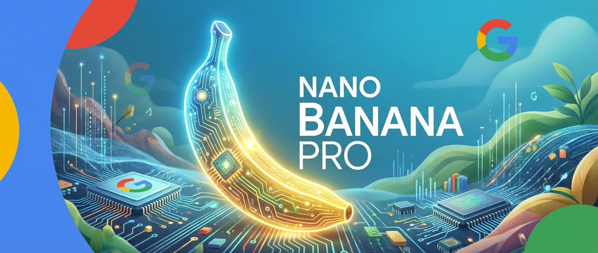 Minimalist Google Nano Banana Header