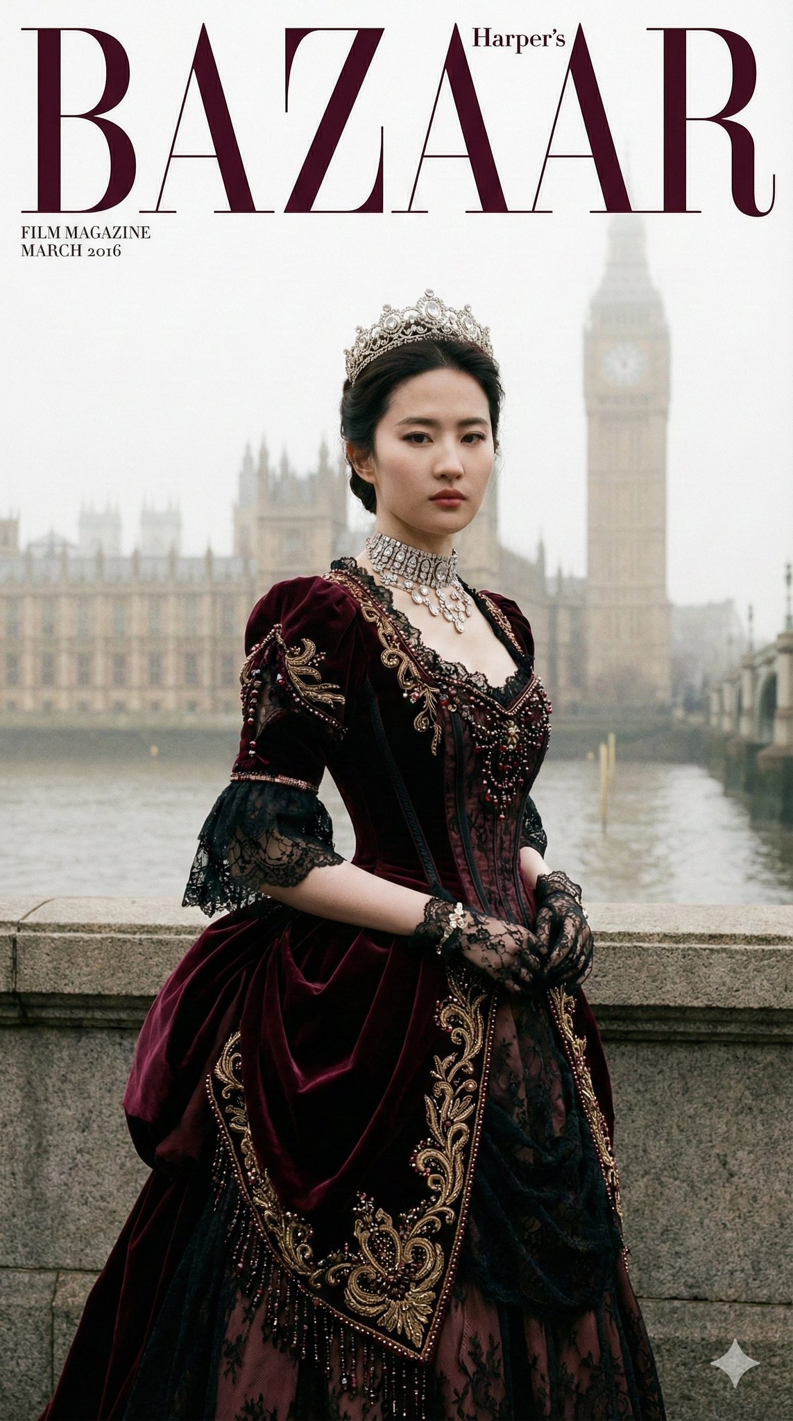 Victorian Gothic Royal Portrait Photo