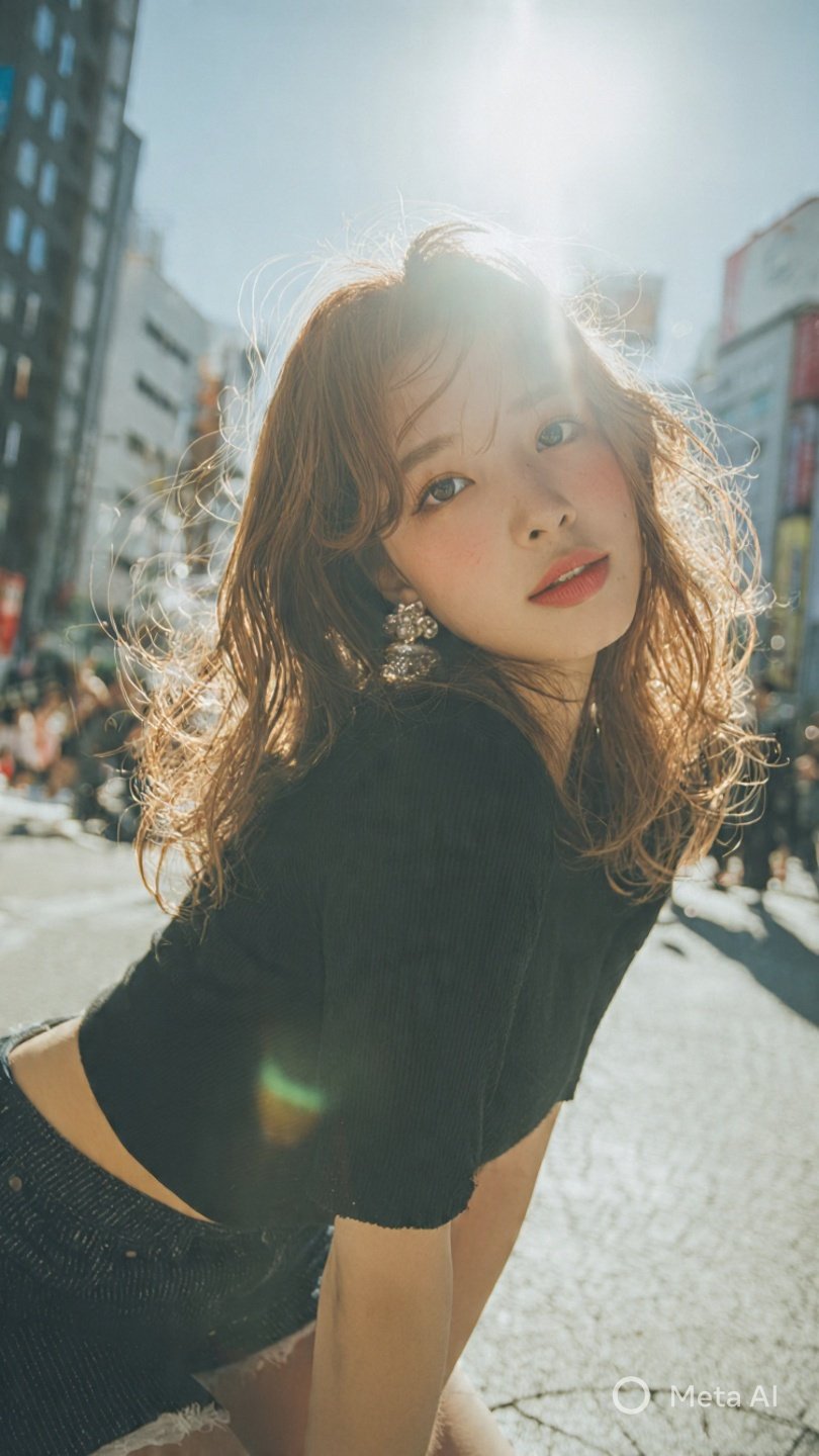 A Young Japanese Female Model