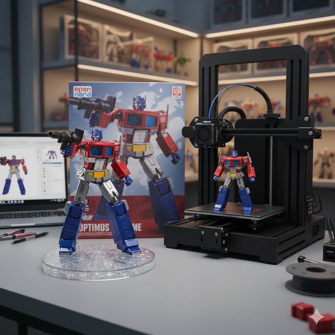 Collectible Figure with Premium Printed Packaging (Optimus Prime)