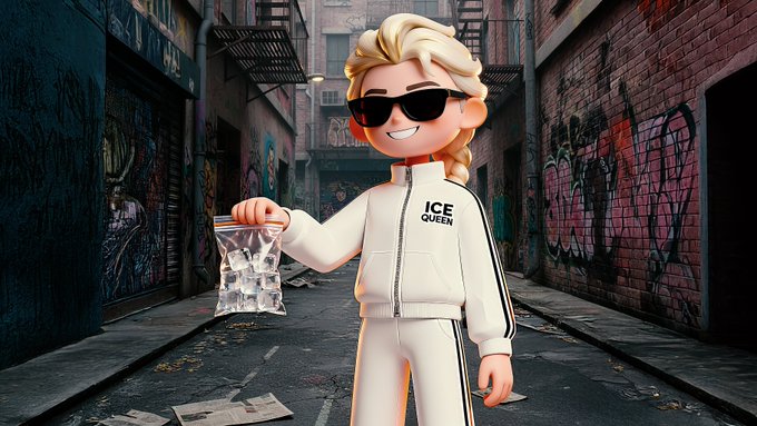 3d Rendering C4d Cartoon Style ACTION-DRIVEN CHARACTER in EXAGGERATED POSE EXPRESSING
