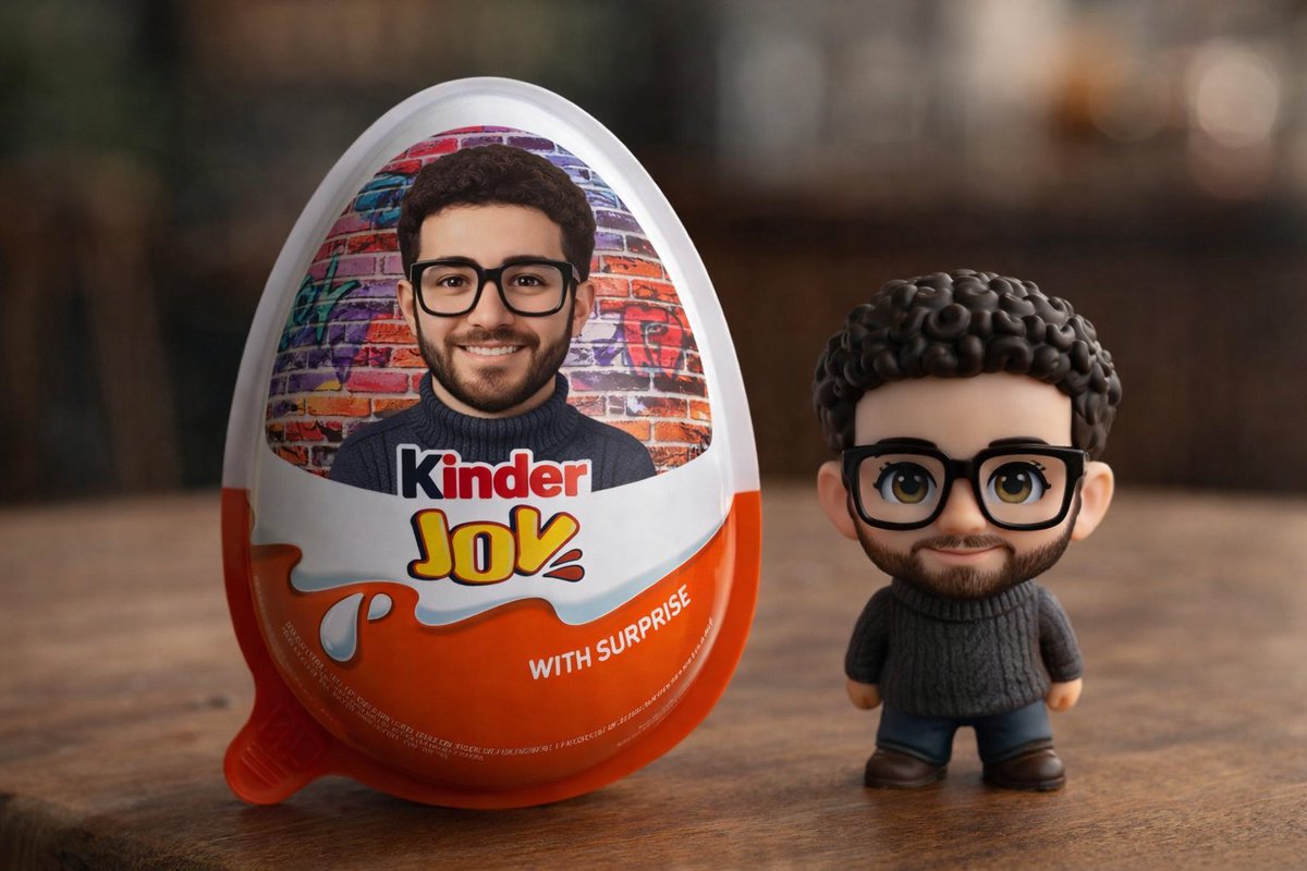 Hyper Realistic Kinder Joy Custom Figurine