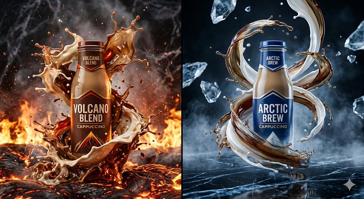 Fire and Ice Cappuccino Ad