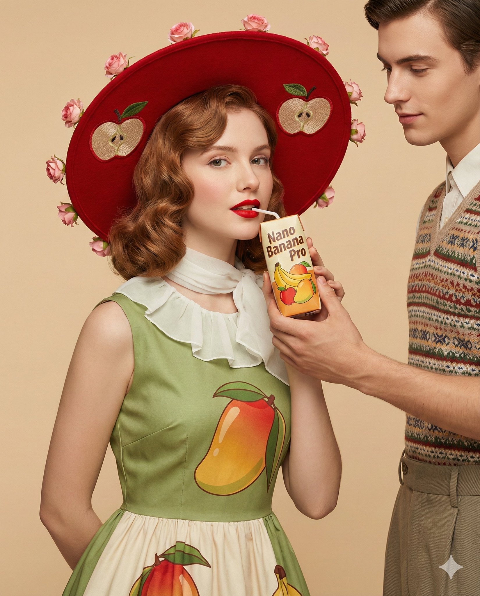 Retro Fruit Fashion Editorial