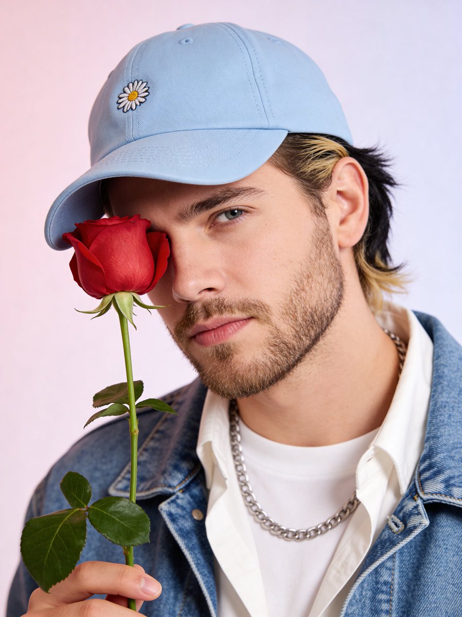 Rose Aesthetic Fashion Portrait
