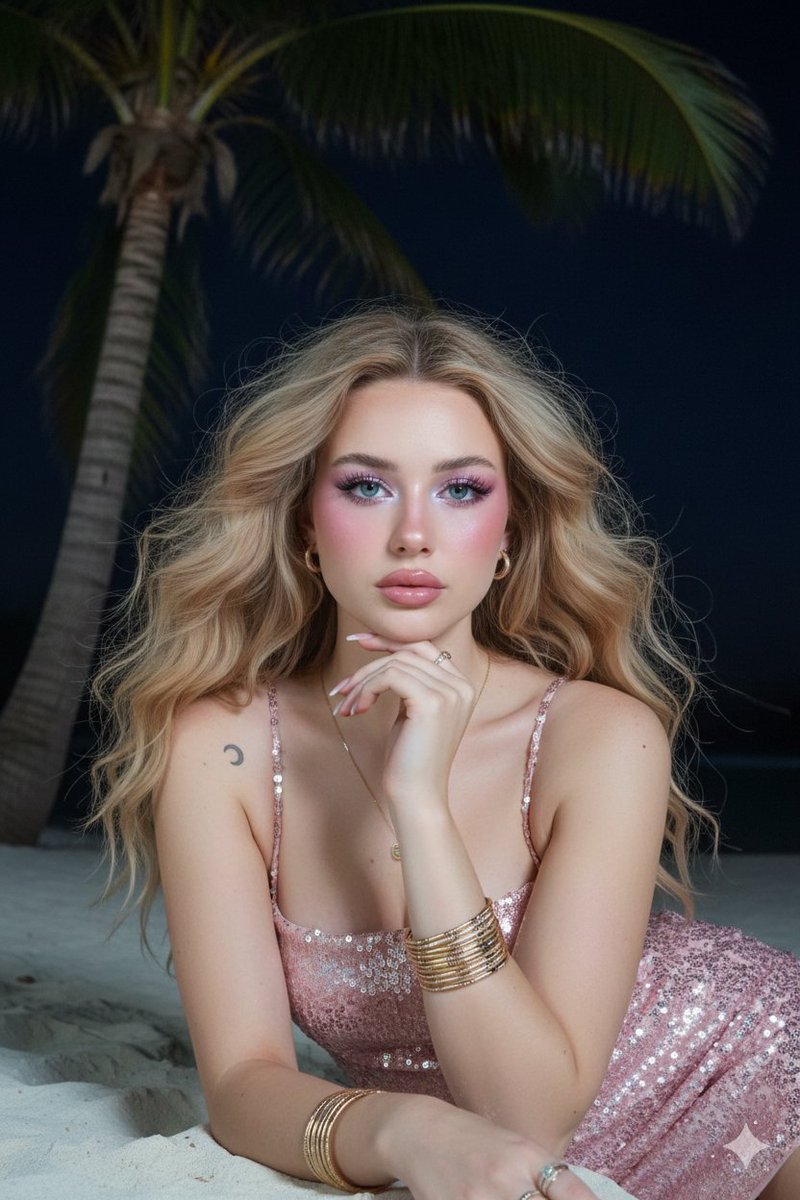Strawberry Blonde Beach Night Vibe
