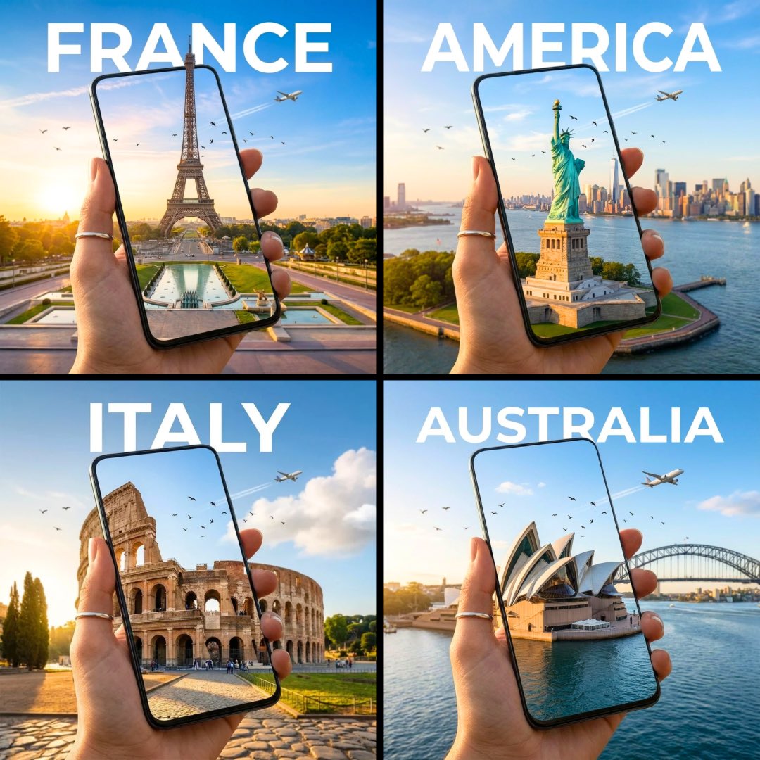 Hyper-Realistic Travel Ad