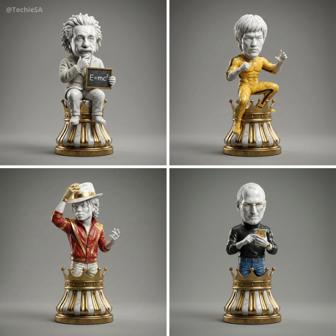 Hyper-detailed 3D Render of a Collectible Chess Piece Designed as ICON