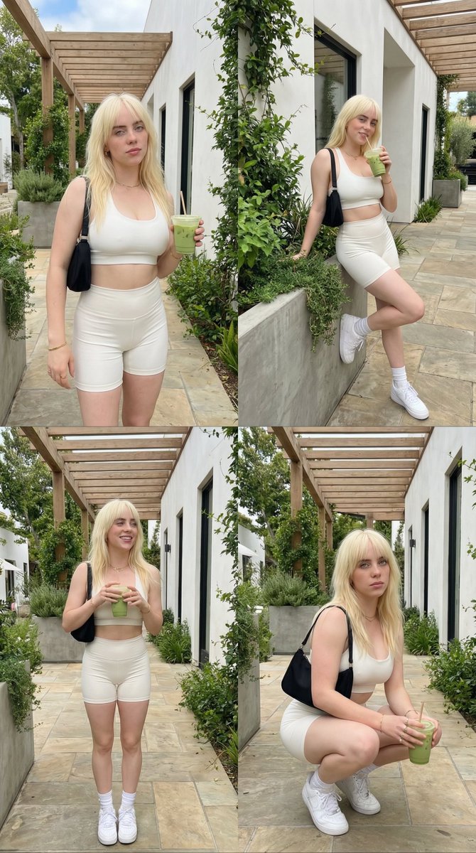 Sunny White Outfit Summer Cafe